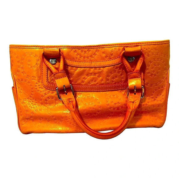 RARE Celine Spiraling-Macadam Embossed Leather Boogie Bag w/COA - Picture 2 of 13